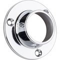Hardware Resources Chrome Closed Screw-In Mounting Bracket for 1-5/16" Round Closet Rods M7360-CH